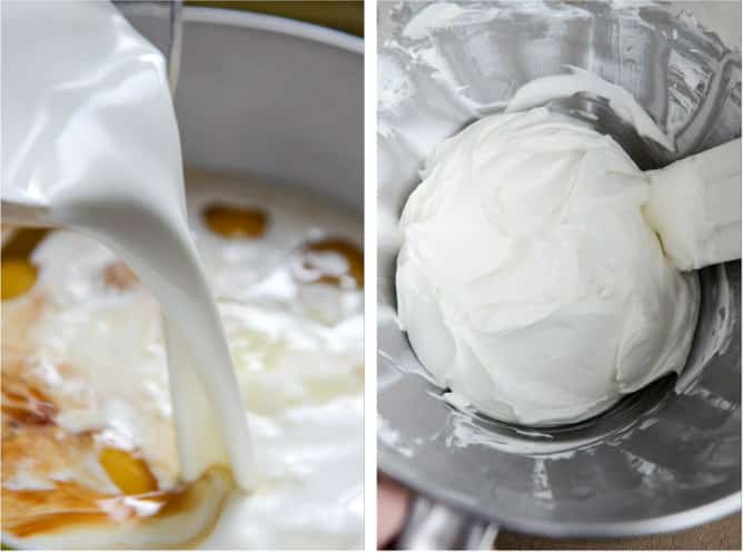 Cinnamon Sugar Sourdough French Toast Bake with Whipped Yogurt Topping I howsweeteats.com