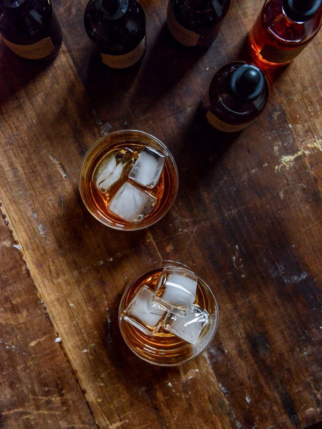 Homemade Cocktail Bitters: Cherry Vanilla, Chocolate, Grapefruit & Strawberry Ginger I howsweeteats.com