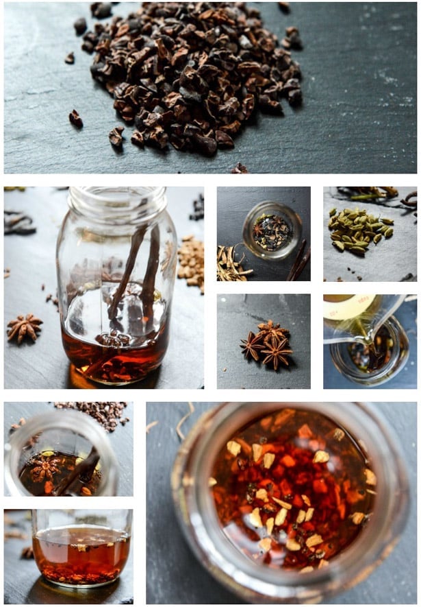 Homemade Cocktail Bitters: Cherry Vanilla, Chocolate, Grapefruit & Strawberry Ginger I howsweeteats.com