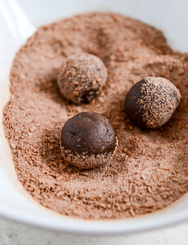 mocha coconut crinkles I howsweeteats.com