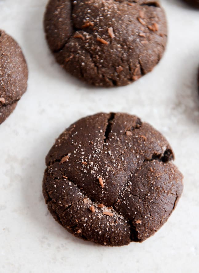 mocha coconut crinkles I howsweeteats.com