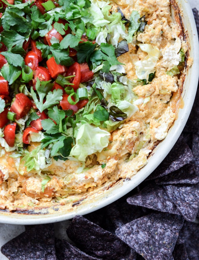 chicken enchilada dip I howsweeteats.com