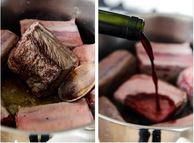 Cabernet Braised Short Rib Beef Stew I howsweeteats.com