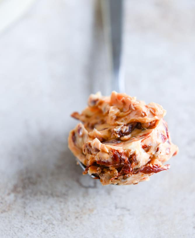 Provolone Scones with Cherry Tomato Butter I howsweeteats.com