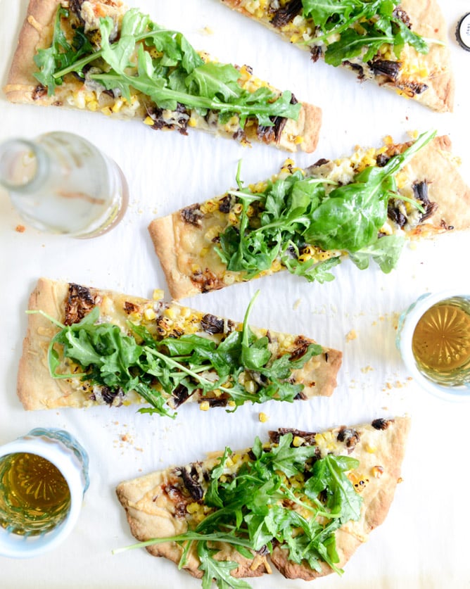 whiskey braised short rib flatbread I howsweeteats.com