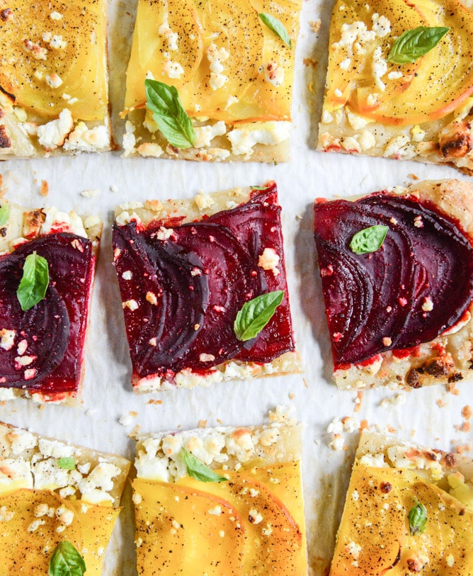 beet, goat cheese & honey tart I howsweeteats.com