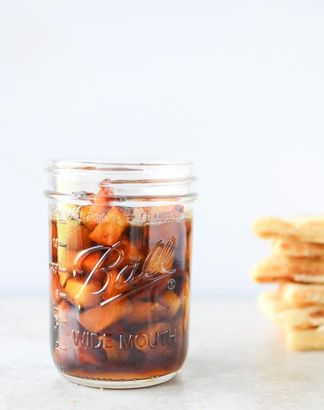 peach waffles I howsweeteats.com-3