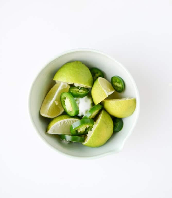 roasted chipotle chicken taco stacks I howsweeteats.com