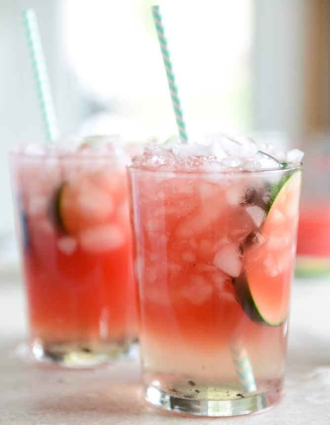 watermelon ginger sparklers I howsweeteats.com