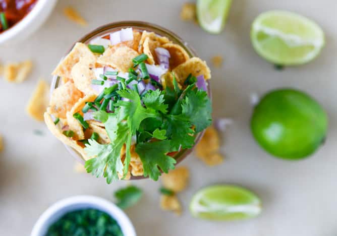 chili cheddar cheese polenta I howsweeteats.com