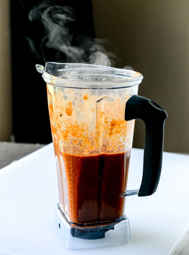 creamy tomato soup shooters with three cheese grilled cheese sticks I howsweeteats.com