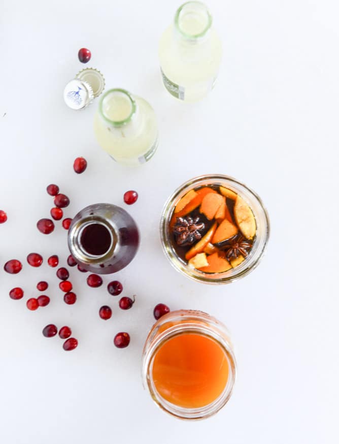 cider cranberry punch I howsweeteats.com