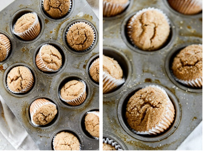 gingerbread muffins I howsweeteats.com