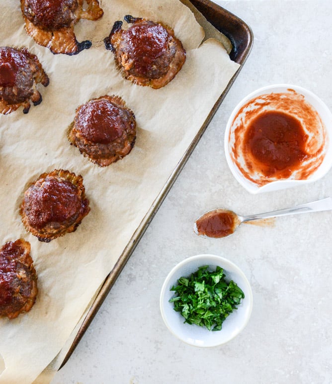 BBQ meatloaf and grilled fontina cornbread stacks I howsweeteats.com