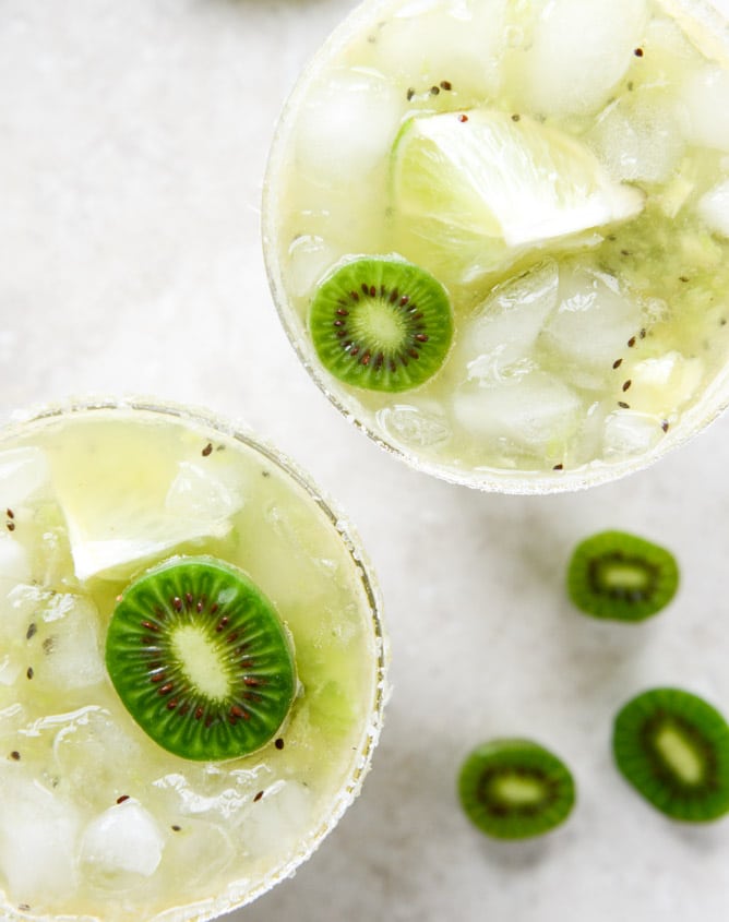 kiwi margaritas I howsweeteats.com