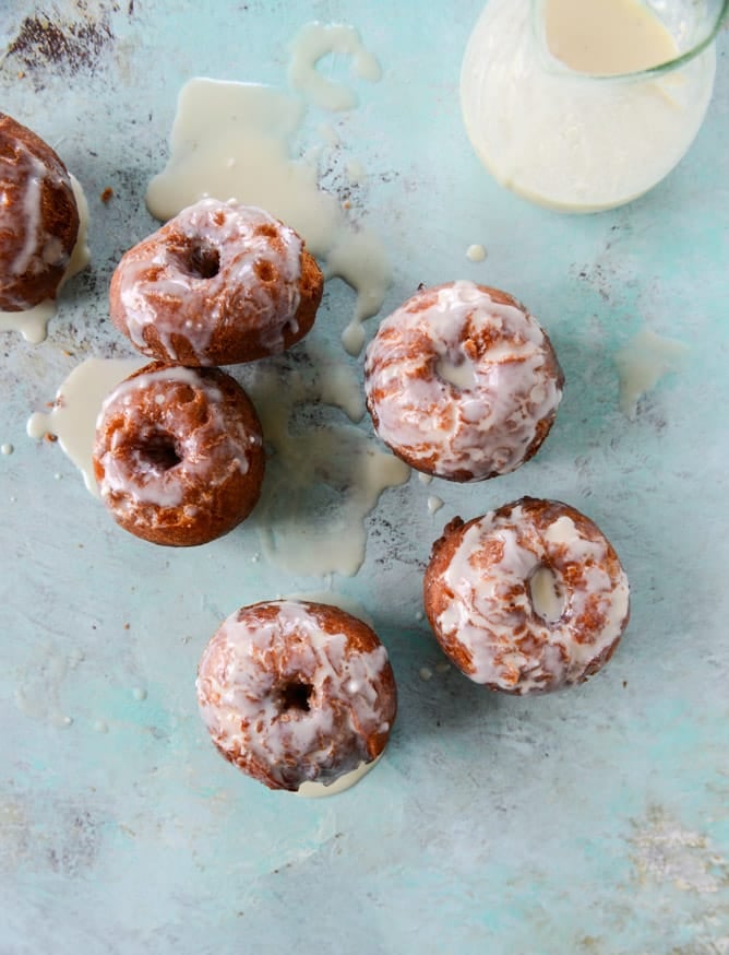 tres leches cake donuts I howsweeteats.com