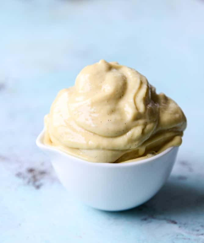 tropical banana rum and mango melon breakfast bowls I howsweeteats.com