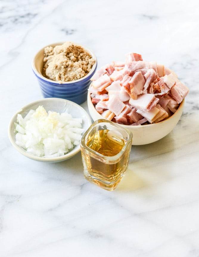 havarti and arugula grilled cheese with bacon jam and triple herb butter I howsweeteats.com