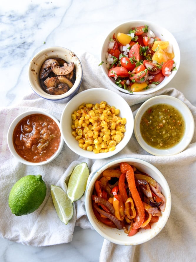 fajita stuffed sweet potatoes I howsweeteats.com