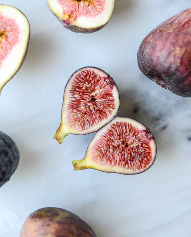 roasted goat cheese stuffed figs + an easy summer cheese plate I howsweeteats.com
