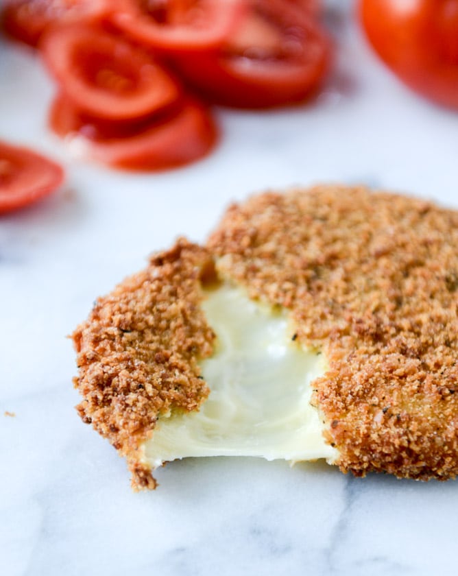 crispy smoked provolone BLAT I howsweeteats.com