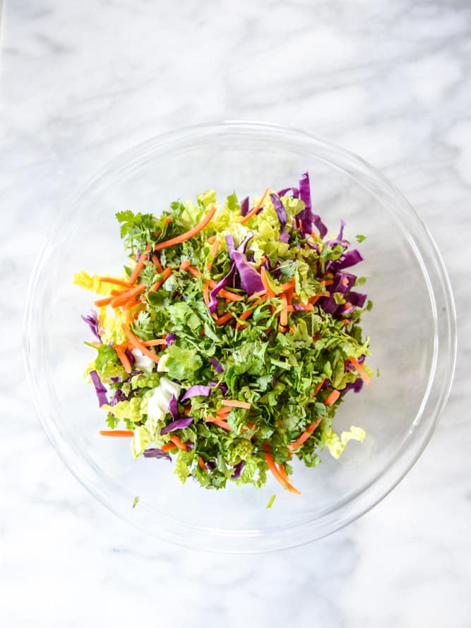 smoky sloppy joes with green chiles and greek yogurt slaw I howsweeteats.com