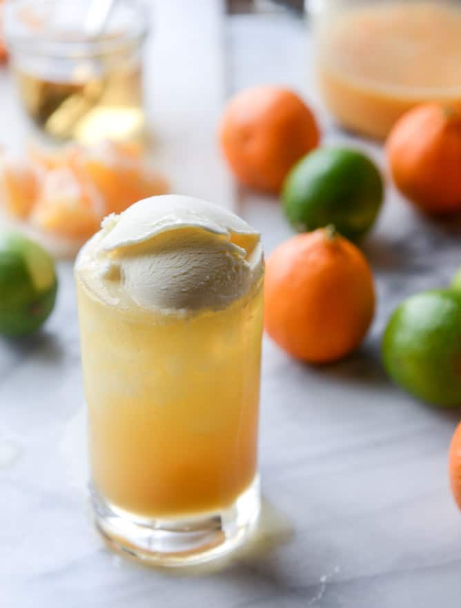 clementine cream soda I howsweeteats.com