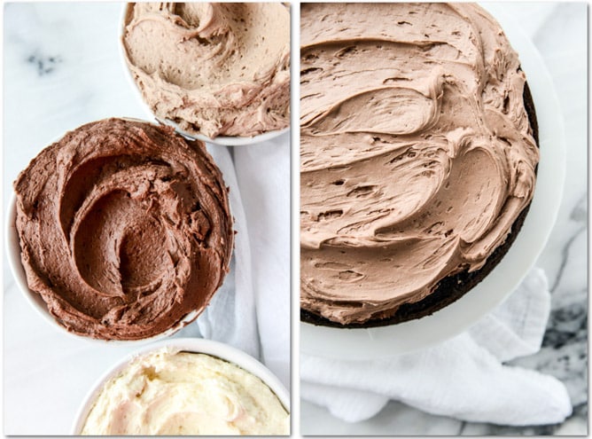 chocolate vanilla bean cake I howsweeteats.com