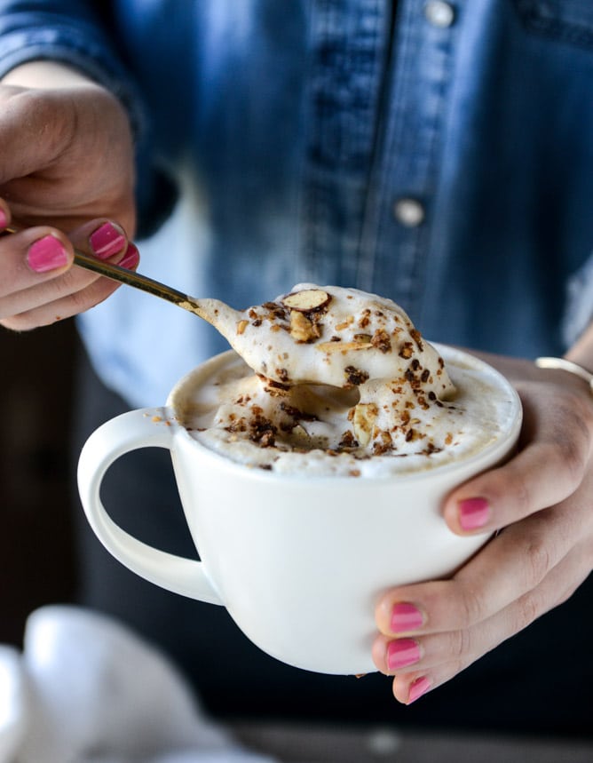 how to make an oatmeal latte I howsweeteats.com