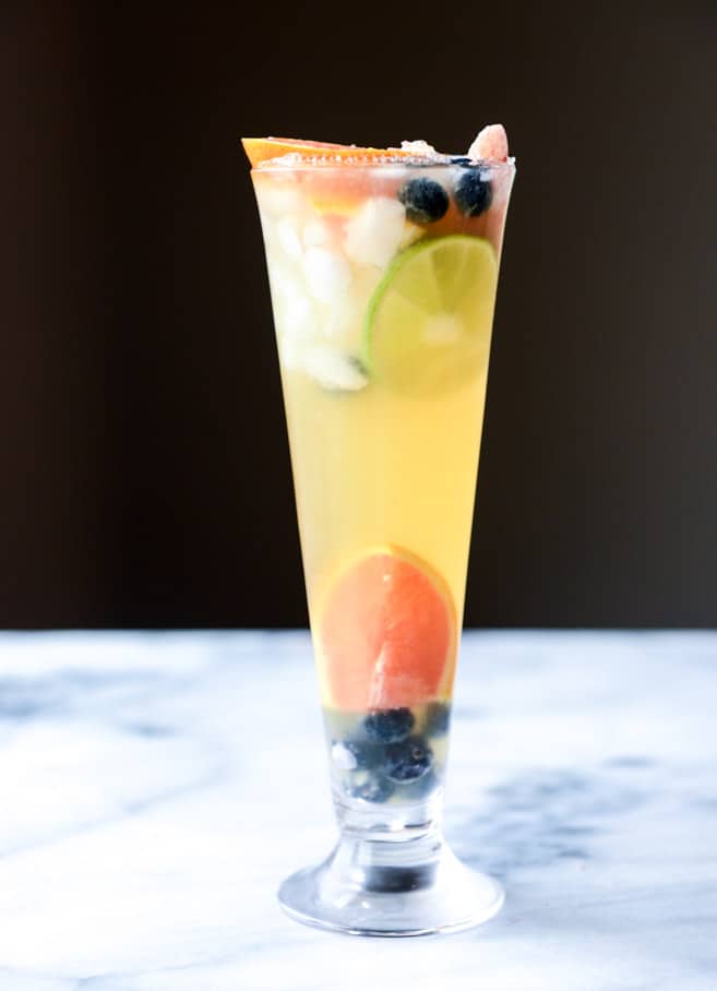 meyer lemon shandy sangria I howsweeteats.com