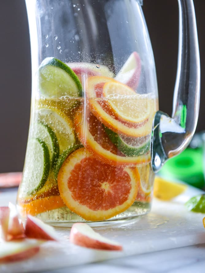 meyer lemon shandy sangria I howsweeteats.com