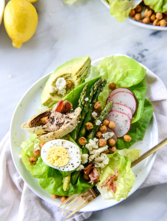 springtime cobb salad I howsweeteats.com