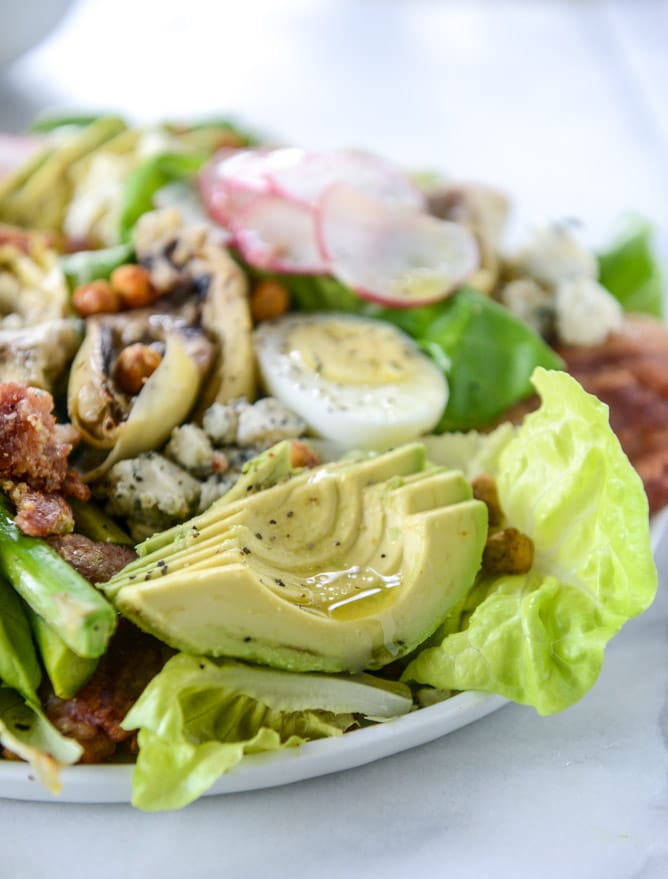 springtime cobb salad I howsweeteats.com
