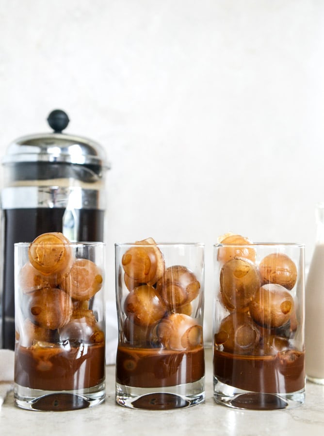 chocolate milk iced mochas I howsweeteats.com