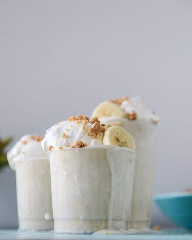 frozen vegan banana creams I howsweeteats.com
