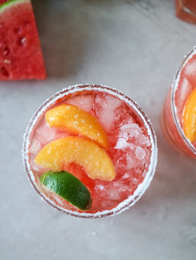 watermelon rosé margaritas by @howsweeteats I howsweeteats.com