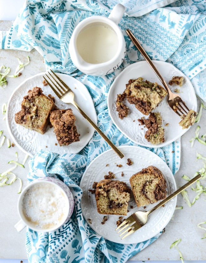 zucchini bread coffee cake by @howsweeteats I howsweeteats.com 