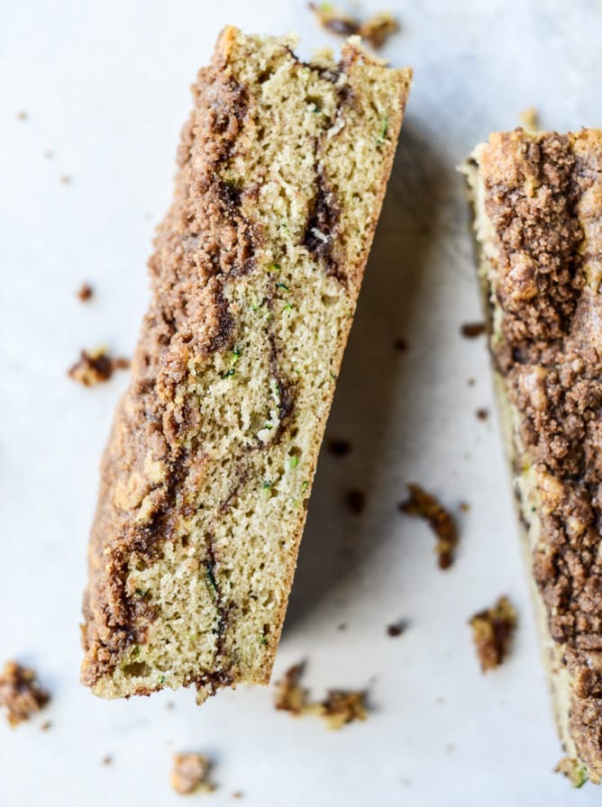 zucchini bread coffee cake by @howsweeteats I howsweeteats.com 