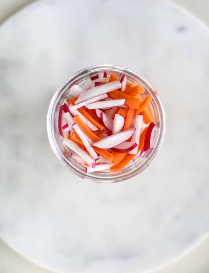 slow cooker banh mi rice bowls I howsweeteats.com