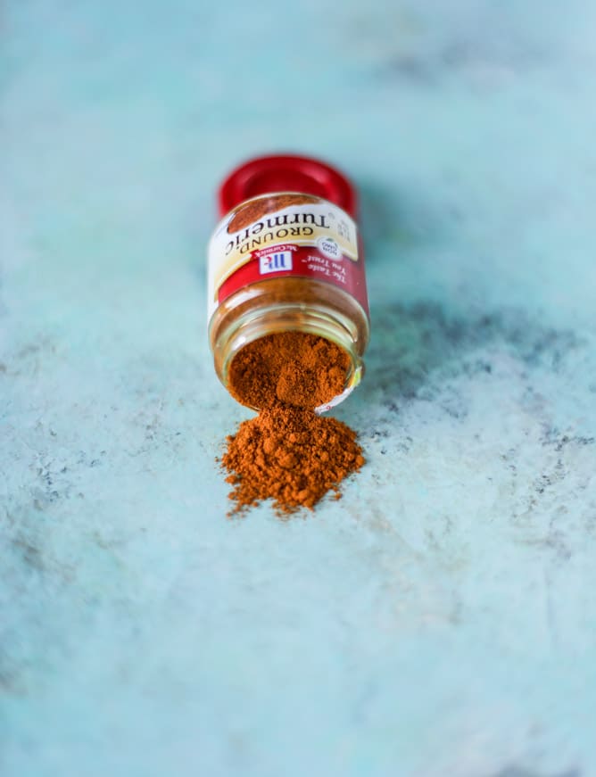 golden chicken coconut soup with spiced pitas I howsweeteats.com