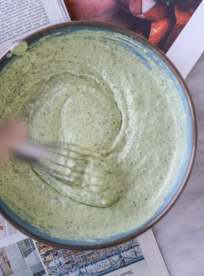 bacon butternut arancini with pumpkin pesto dip I howsweeteats.com