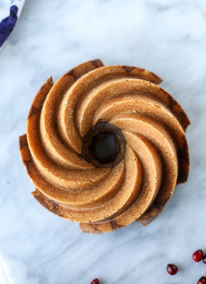 leftover cranberry sauce greek yogurt coffee cake I howsweeteats.com