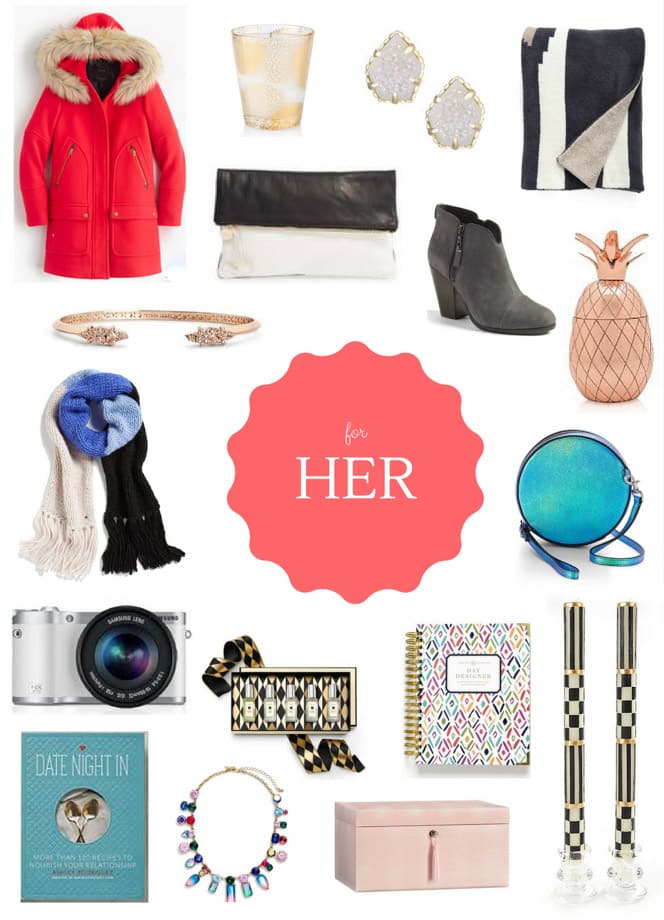 2016 holiday gift guide - for HER I howsweeteats.com