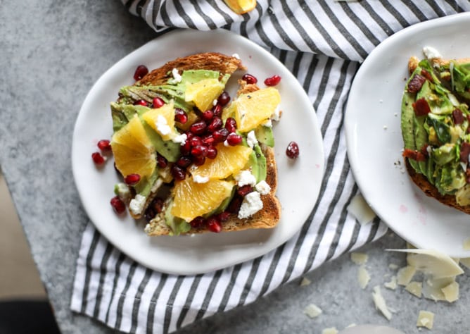 winter avocado toast, two ways + a video I howsweeteats.com