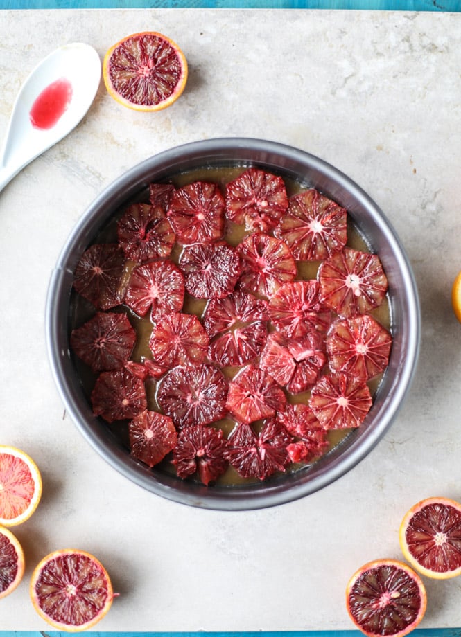 blood orange upside down cake I howsweeteats.com