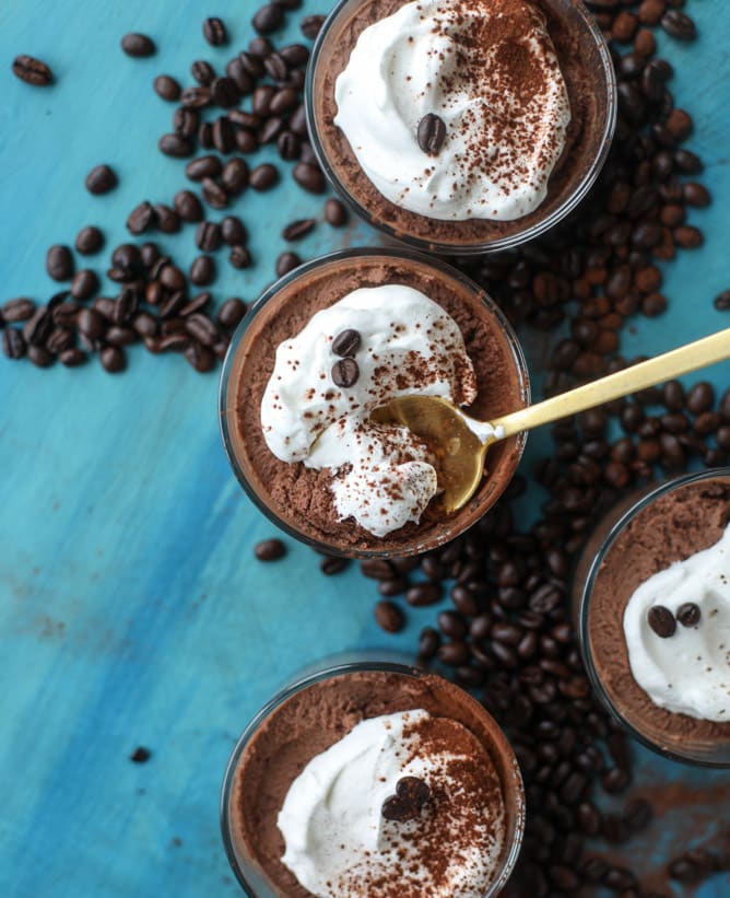 whipped tiramisu coffee chocolate mousse I howsweeteats.com 