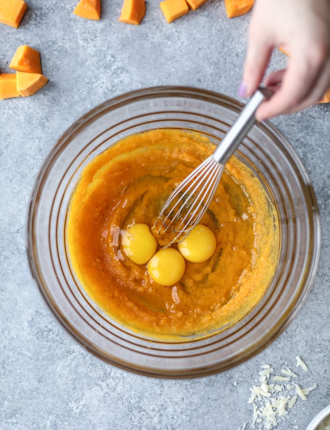 butternut squash spaghetti carbonara I howsweeteats.com 