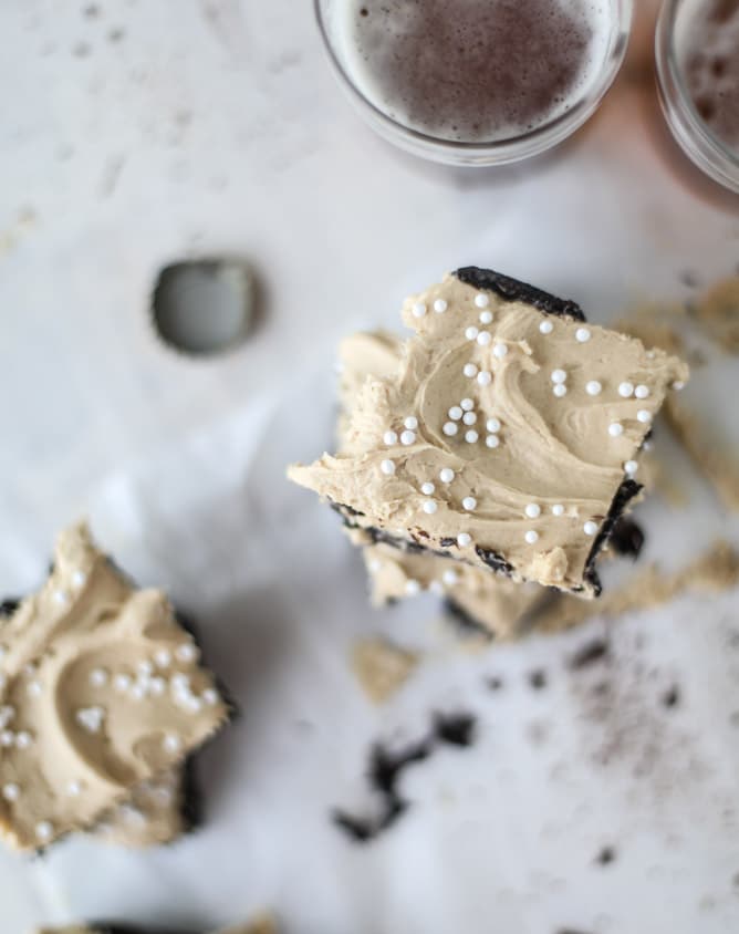 beer brownies I howsweeteats.com