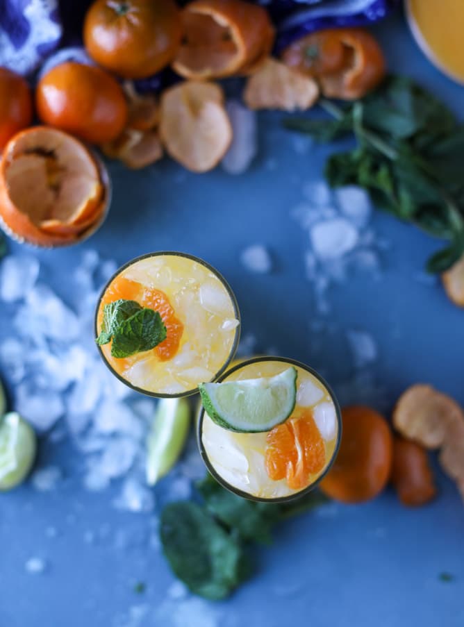 clementine vodka soda I howsweeteats.com