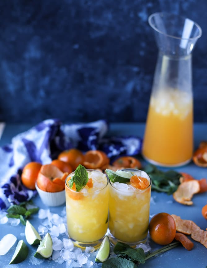 clementine vodka soda I howsweeteats.com